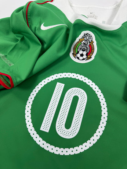 2004/05 NIKE T90 MEXICO HOME JERSEY CUAUHTEMOC BLANCO 10 (S)