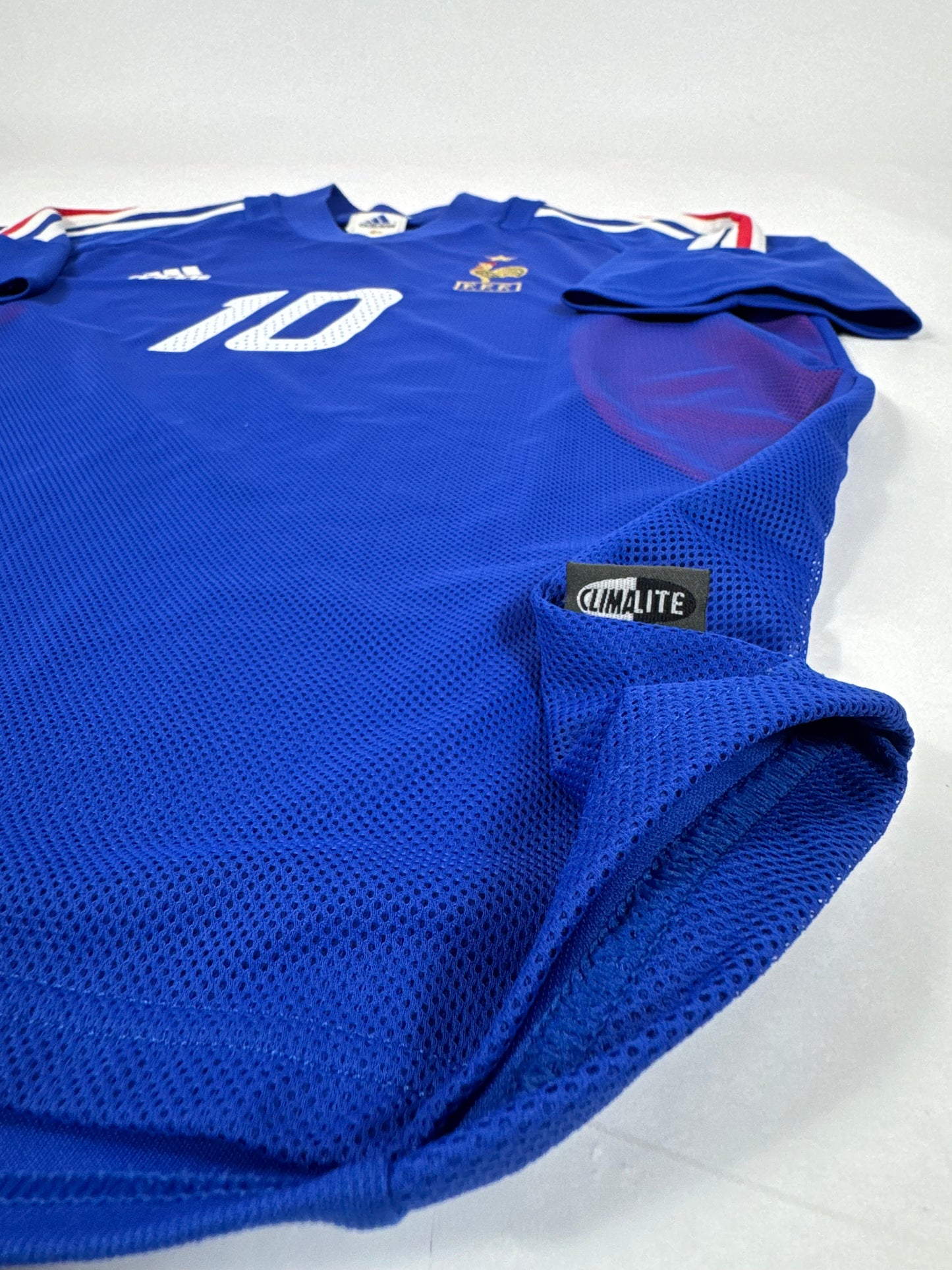 2002 ADIDAS FRANCE HOME JERSEY ZIDANE 10-(M)