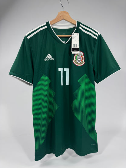 2018 ADIDAS MEXICO HOME JERSEY NEW WITH TAGS CARLOS VELA 11 (L)