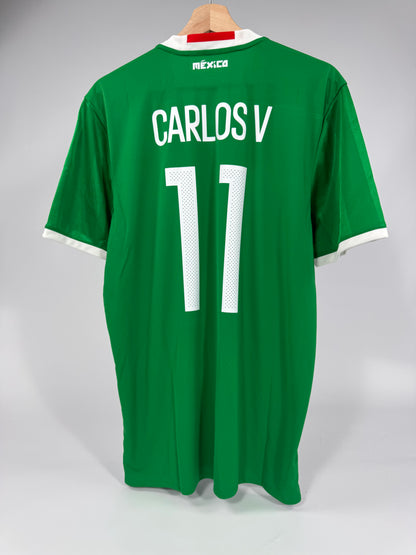 2016 ADIDAS MEXICO HOME JERSEY CARLOS VELA 11 (L)