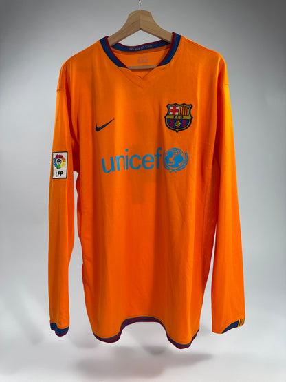 2007/08 NIKE FC BARCELONA LONG SLEEVES AWAY JERSEY RAFA MARQUEZ 4 (XL)