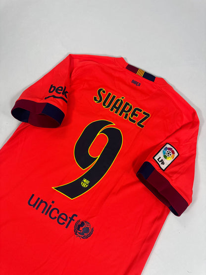 2014/15 FC BARCELONA 3RD JERSEY SUAREZ 9-(M)