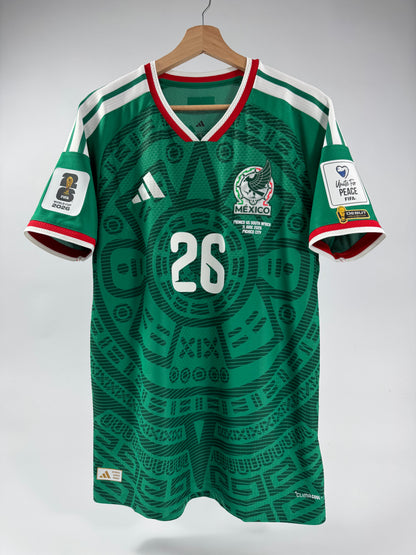 2026 ADIDAS MEXICO HOME JERSEY BRIAN GUTIERREZ 26 NEW WITH TAGS MEXICO VS SOUTH AFRICA DEBUT JERSEY (M)