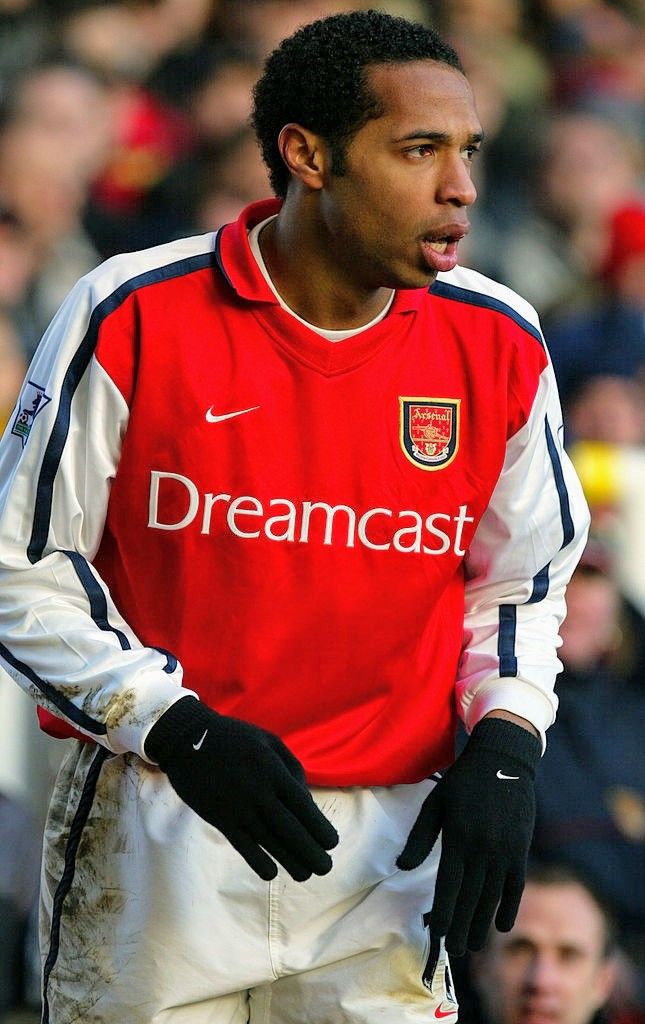 2000 NIKE ARSENAL HOME JERSEY LONG SLEEVE HENRY 14 (XL)
