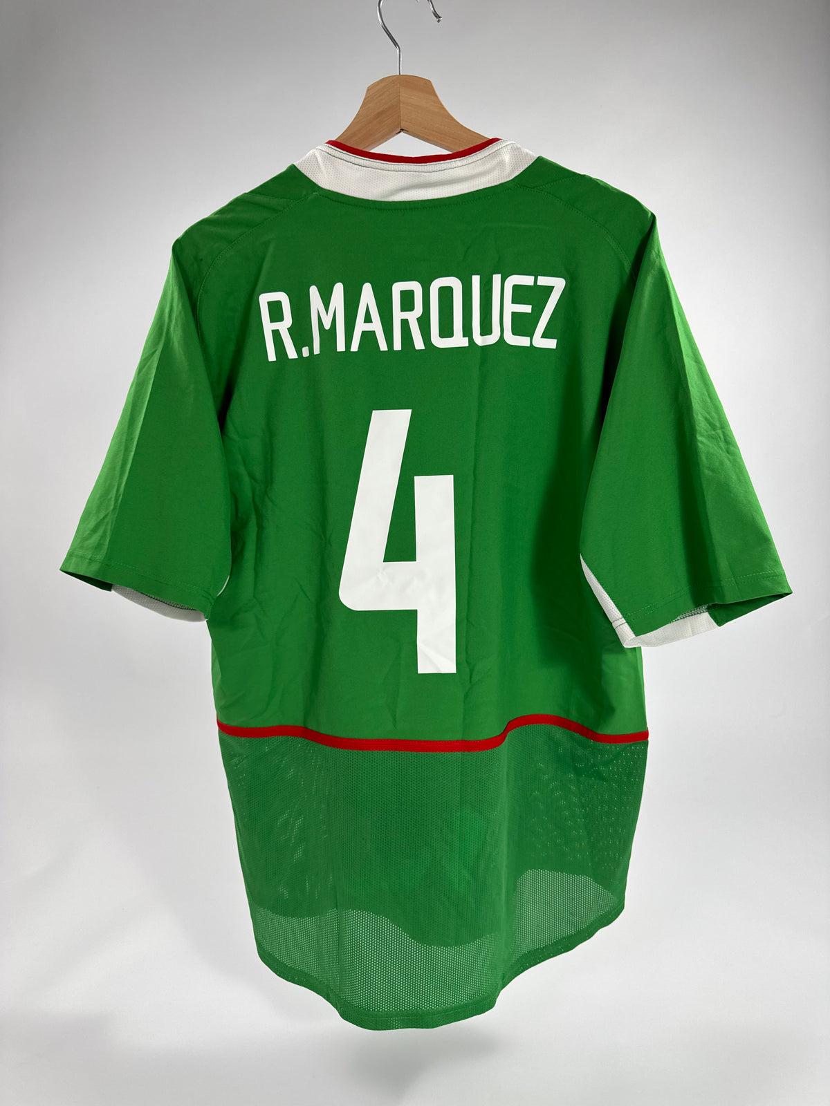 2003 NIKE MEXICO HOME JERSEY MARQUEZ 4 (L)