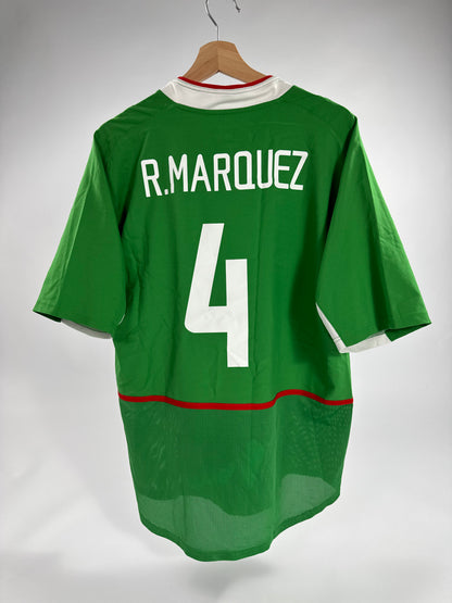 2003 NIKE MEXICO HOME JERSEY MARQUEZ 4 (L)