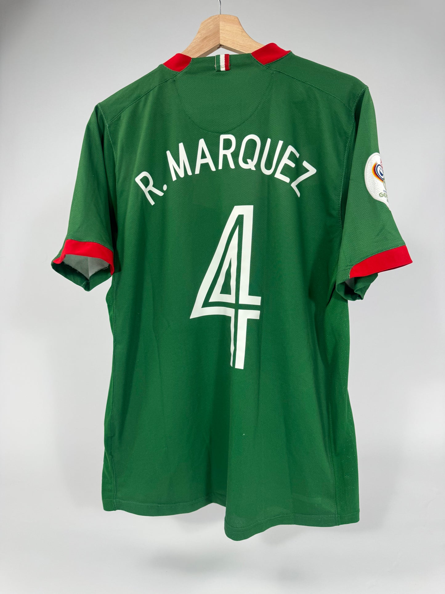 2006 NIKE MEXICO HOME JERSEY MARQUEZ 4 (MEDIUM)