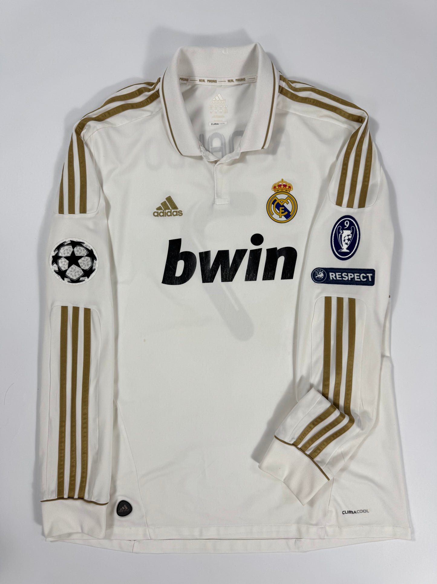 2012 ADIDAS REAL MADRID LONG SLEEVE JERSEY CRISTIANO RONALDO 7 (XL)