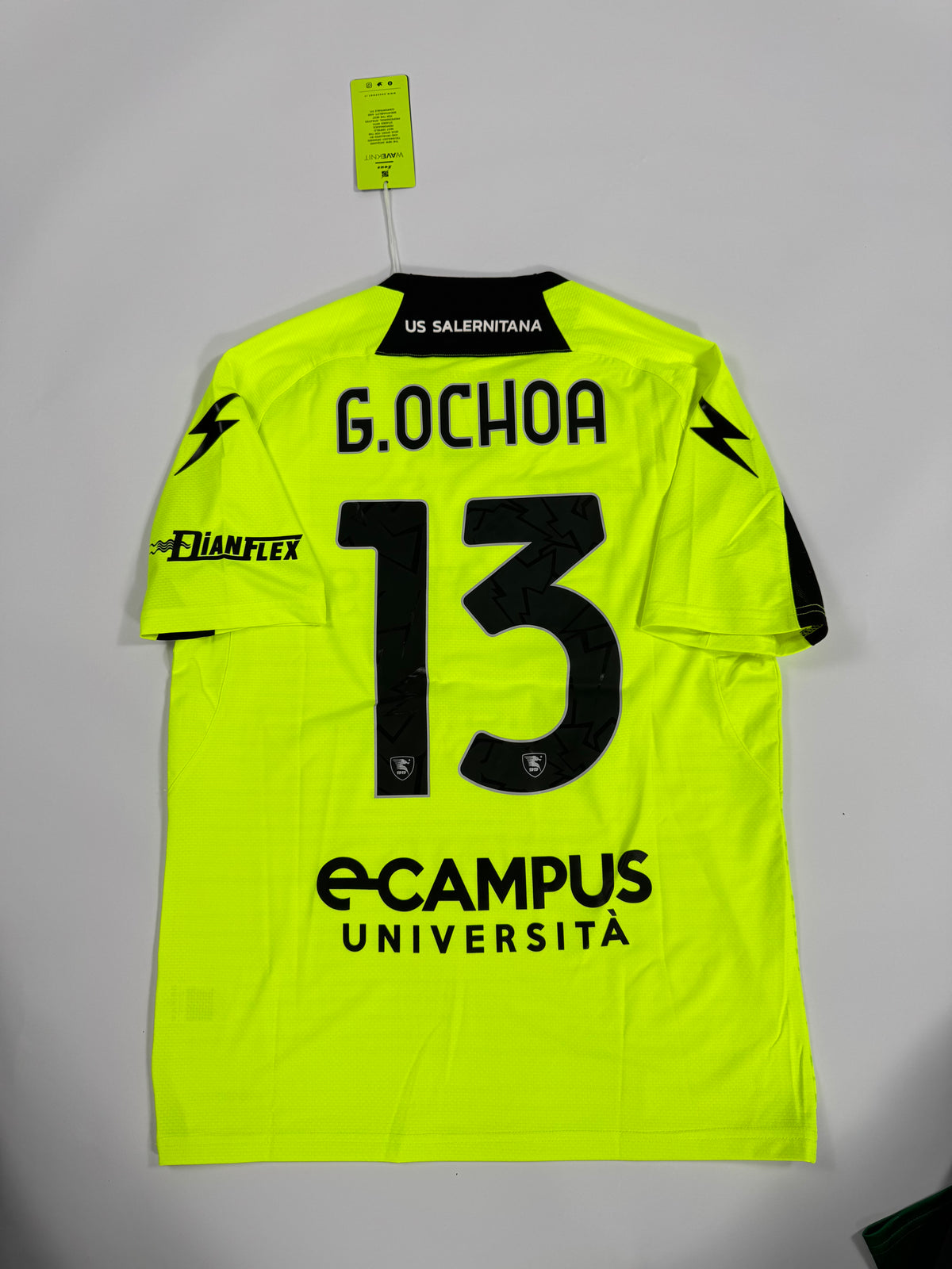 2024 ZEUS US SALERNITANA GK JERSEY OCHOA 13 (M) NEW WITH TAGS PLAYER VERSION