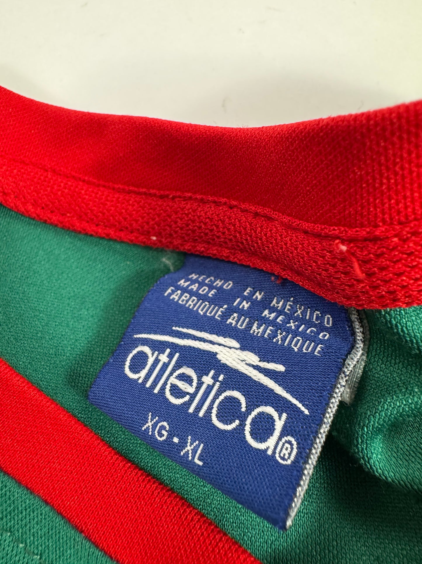 2002 ATLETICA MEXICO HOME JERSEY CUAUHTEMOC BLANCO 10 (XL)