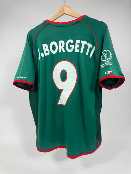 2002 ATLETICA MEXICO HOME JERSEY-BORGETTI 9(M)