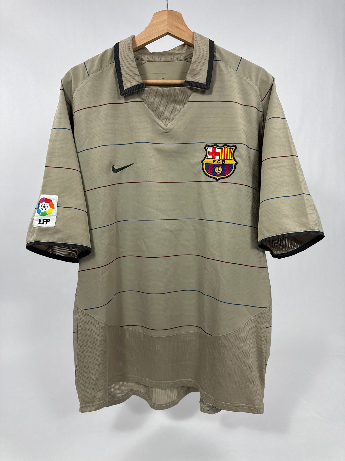 2003/04 NIKE FC BARCELONA AWAY JERSEY RONALDINHO 10 (L)