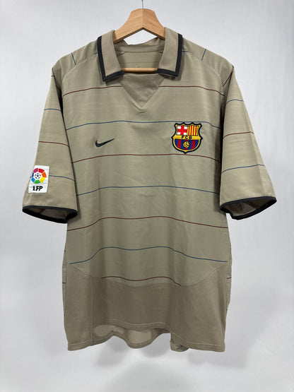 2003/04 NIKE FC BARCELONA AWAY JERSEY RONALDINHO 10 (L)
