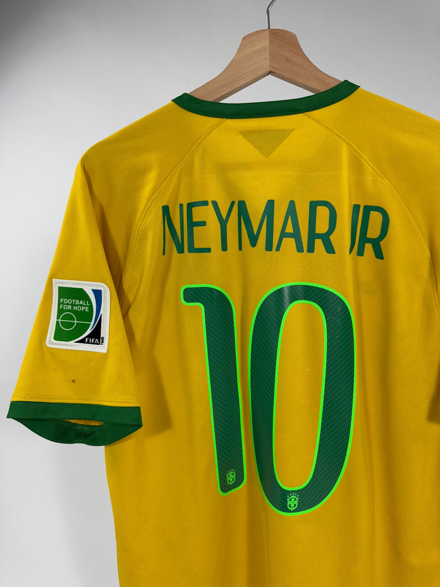 2014 NIKE BRAZIL HOME JERSEY NEYMAR JR 10 (L)