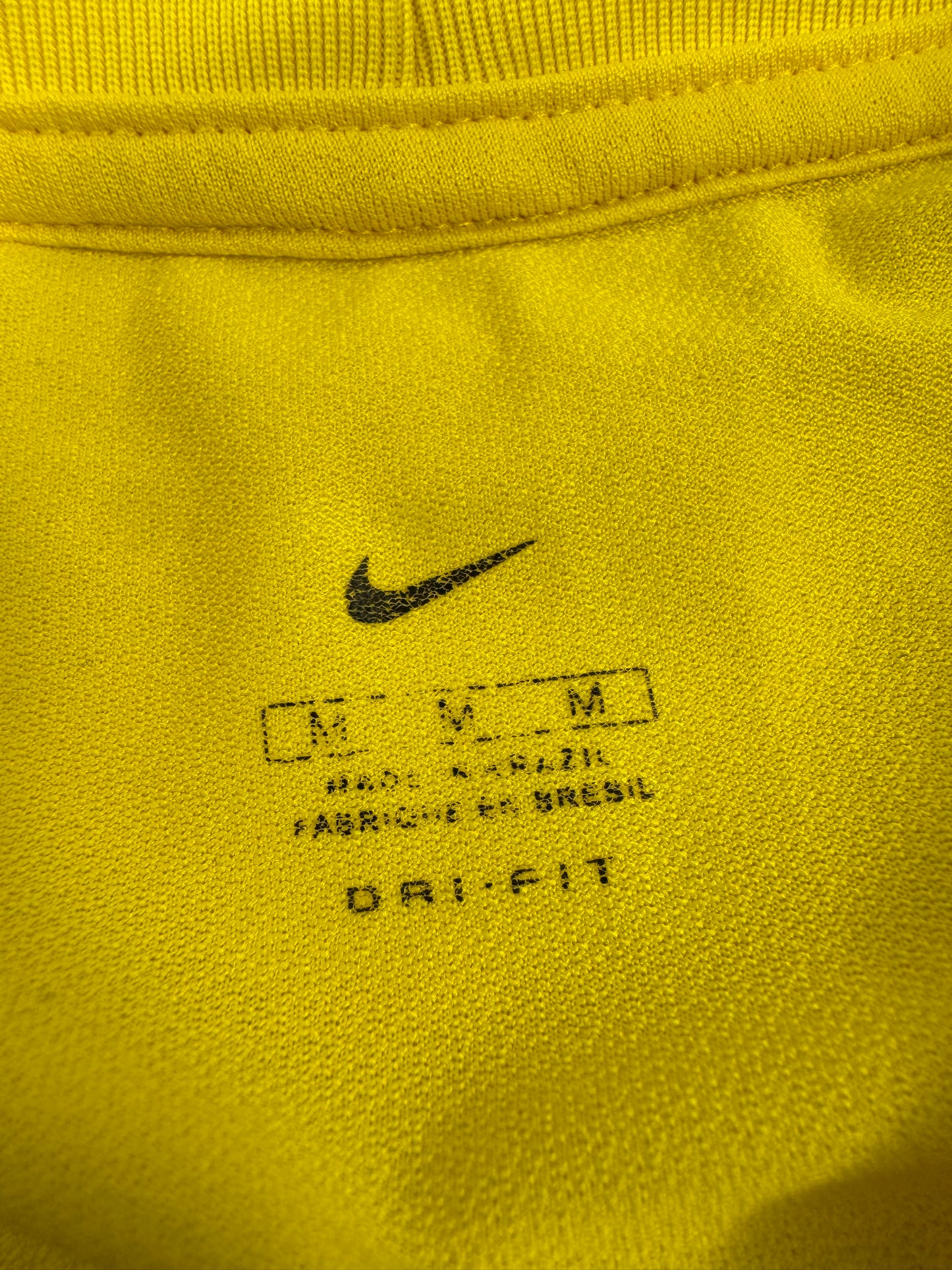 2011 NIKE BRAZIL HOME JERSEY RONALDINHO 11 LONG SLEEVE-(M)