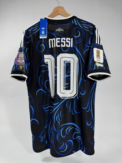 2026 ADIDAS ARGENTINA AWAY JERSEY MESSI 10 AUTHENTIC PLAYER VERSION ENGLAND VS ARGENTINA NEW WITH TAGS (M)