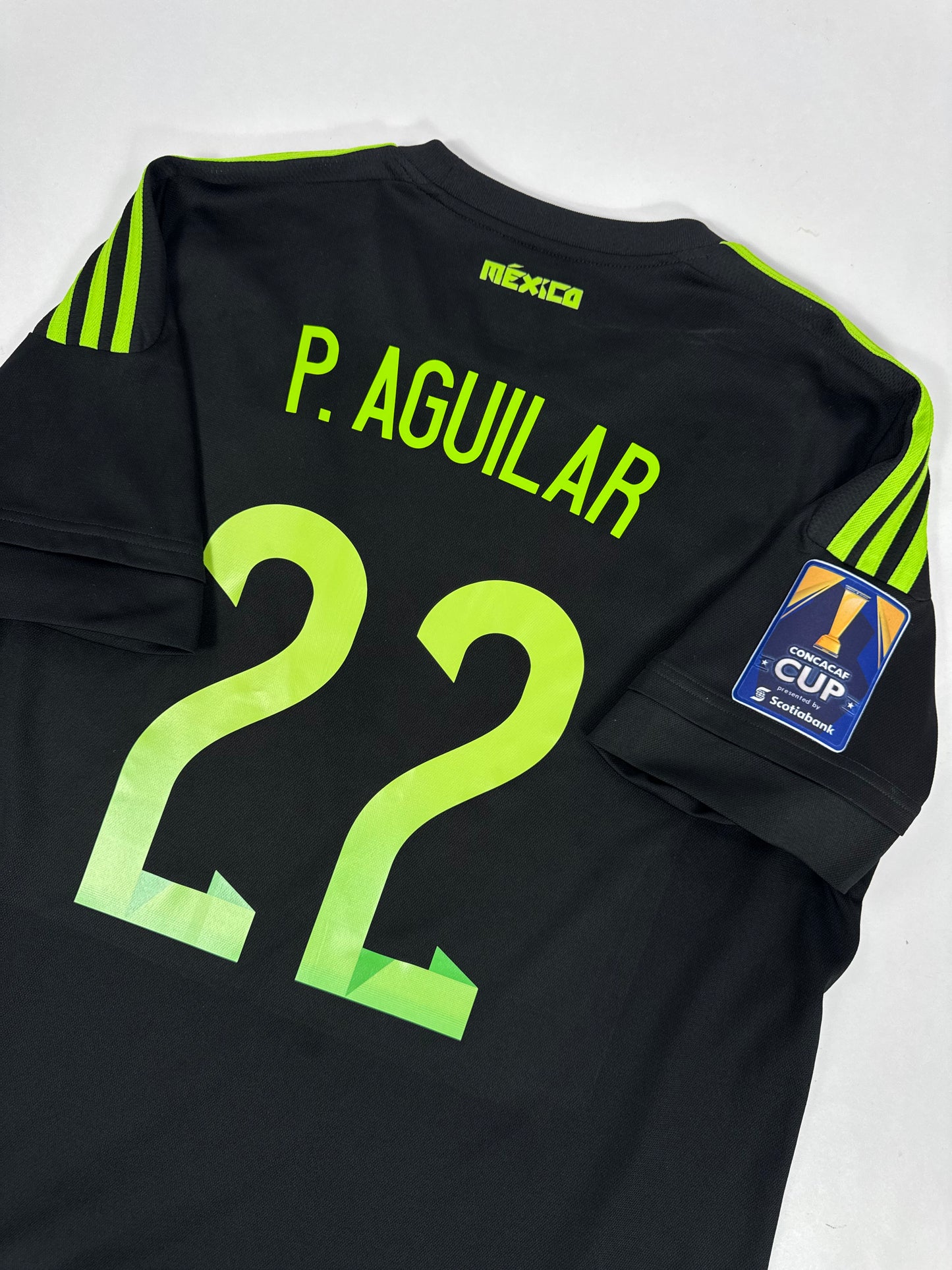 2015 ADIDAS MEXICO HOME JERSEY PAUL AGUILAR 22 (L)