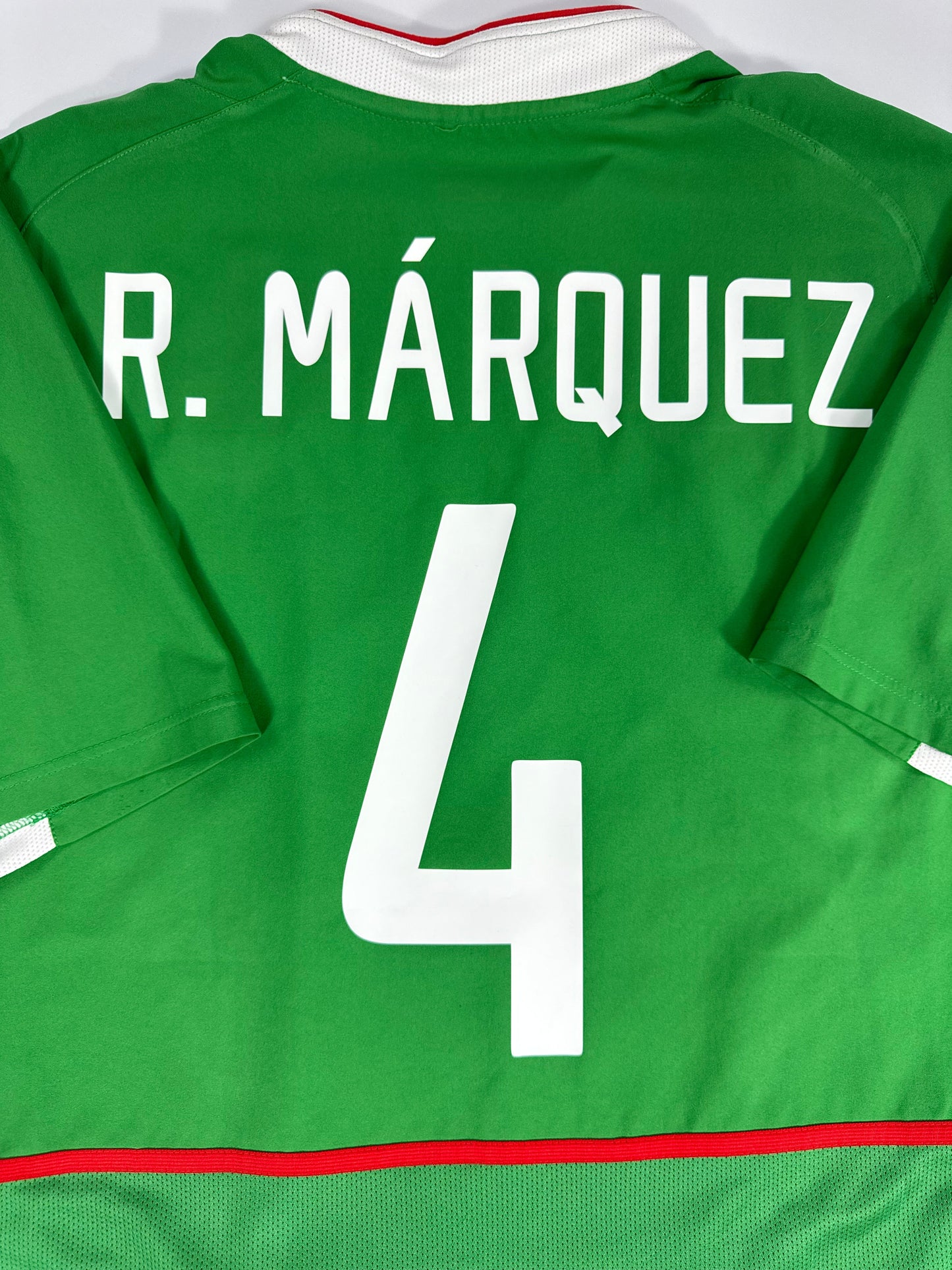 2003 NIKE MEXICO HOME JERSEY MARQUEZ 4 (L)
