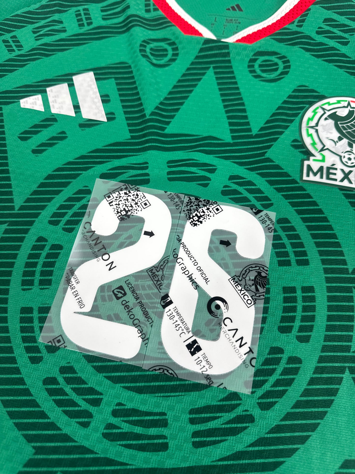 2026 MEXICO OFFICIAL NAME/NUMBER SET BRIAN GUTIERREZ 26