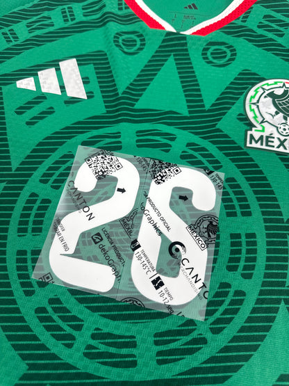 2026 MEXICO OFFICIAL NAME/NUMBER SET BRIAN GUTIERREZ 26