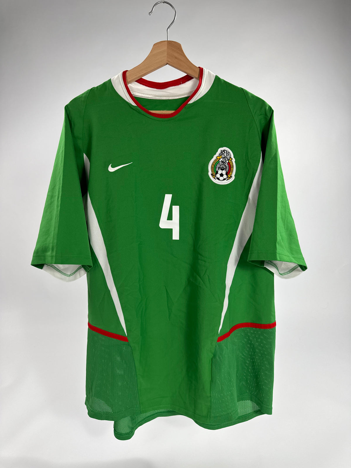 2003 NIKE MEXICO HOME JERSEY MARQUEZ 4 (L)