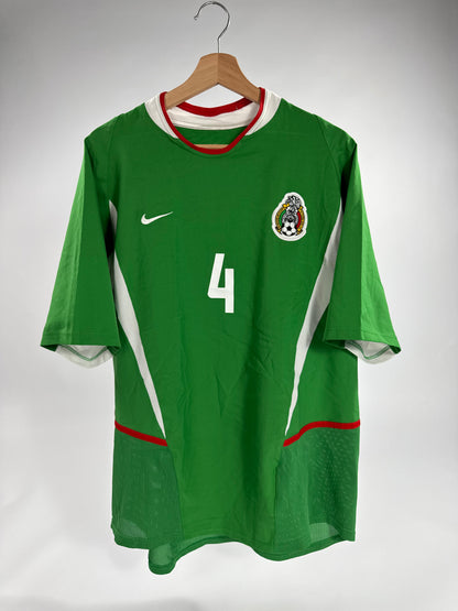 2003 NIKE MEXICO HOME JERSEY MARQUEZ 4 (L)
