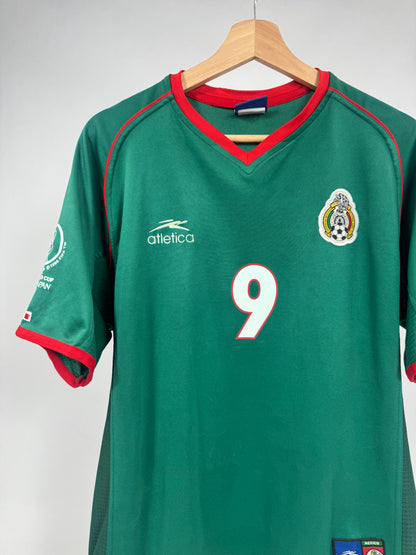 2002 ATLETICA MEXICO HOME JERSEY-BORGETTI 9(M)
