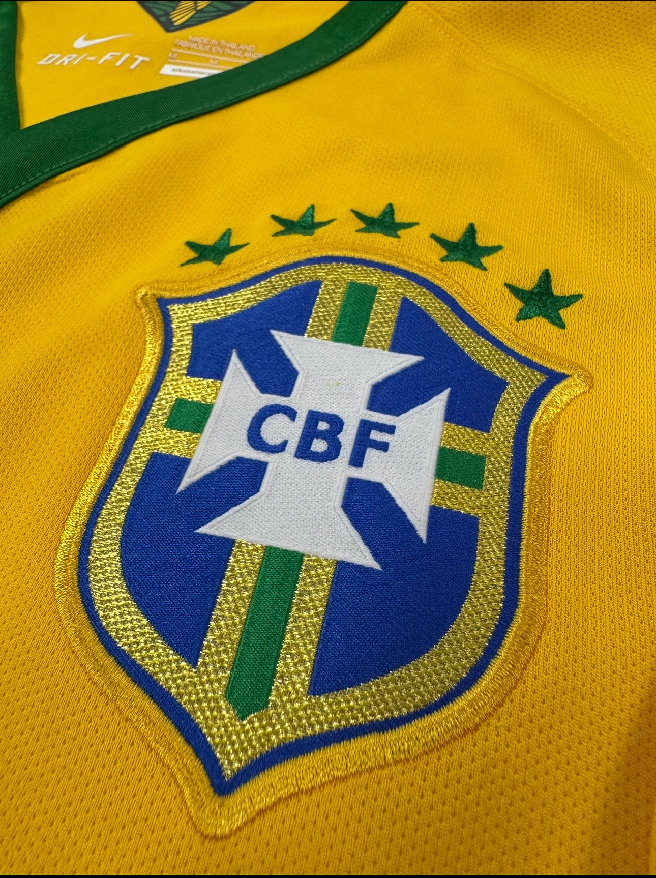 2014 NIKE BRAZIL HOME JERSEY NEYMAR JR 10-(M)