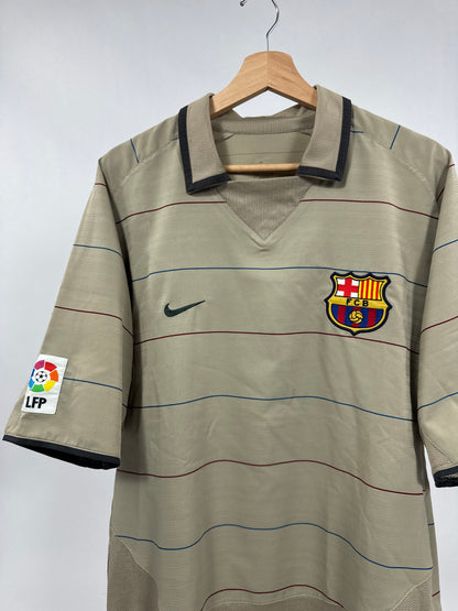 2003/04 NIKE FC BARCELONA AWAY JERSEY RONALDINHO 10 (L)
