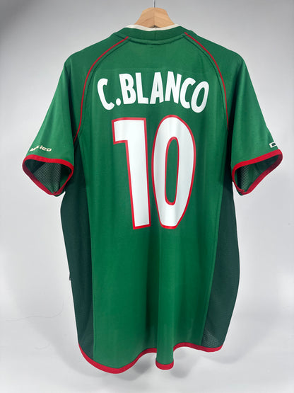 2001 ATLETICA MEXICO HOME JERSEY CUAUHTEMOC BLANCO 10 (XL)