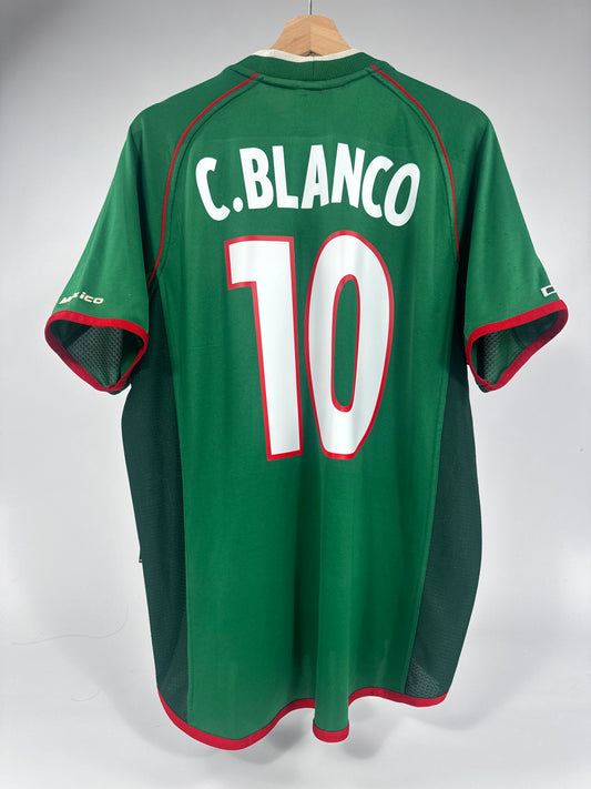 2001 ATLETICA MEXICO HOME JERSEY CUAUHTEMOC BLANCO 10 (XL)