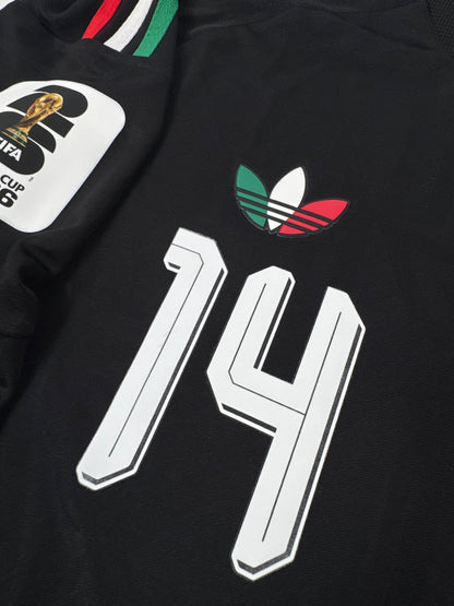 2026 ADIDAS MEXICO 3RD JERSEY LONG SLEEVE PLAYER VERSION ARMANDO GONZALEZ 14 NEW WITH TAGS (XL)