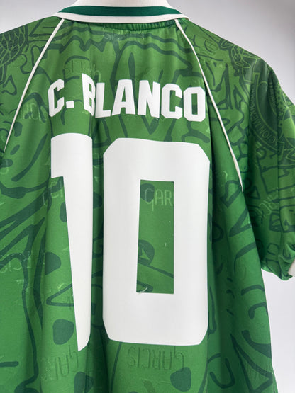 1999 GARCIS MEXICO HOME JERSEY CUAUHTÉMOC BLANCO 10 (M)