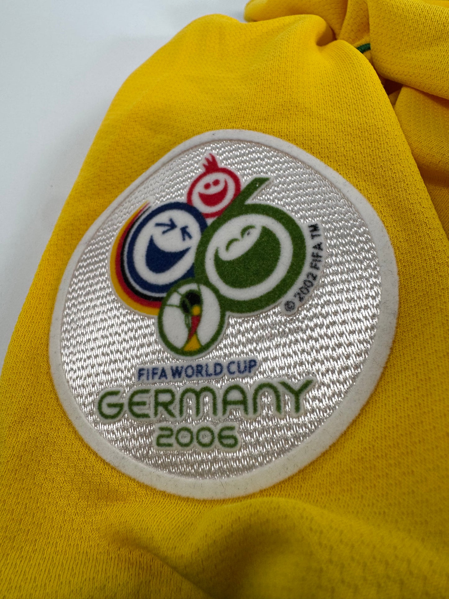 2006 NIKE BRAZIL HOME JERSEY RONALDINHO 10 (M)