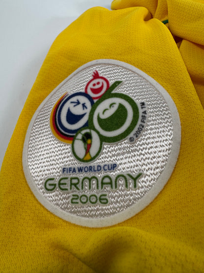 2006 NIKE BRAZIL HOME JERSEY RONALDINHO 10 (M)