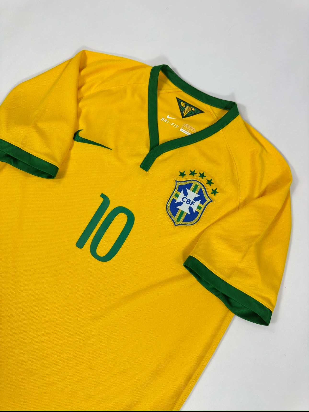 2014 NIKE BRAZIL HOME JERSEY NEYMAR JR 10-(M)