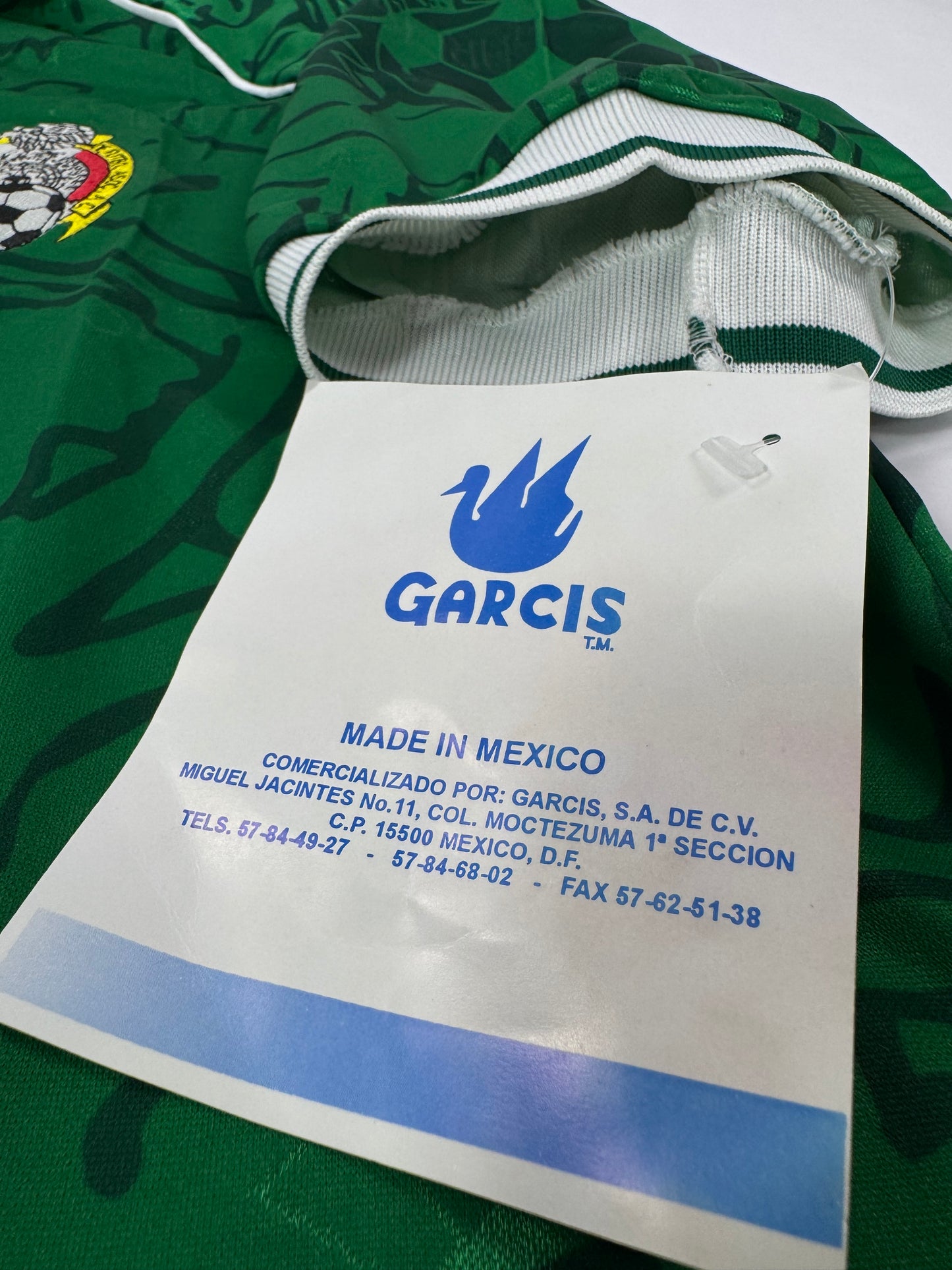 1999 GARCIS MEXICO HOME JERSEY CONFEDERATIONS CUP (L)