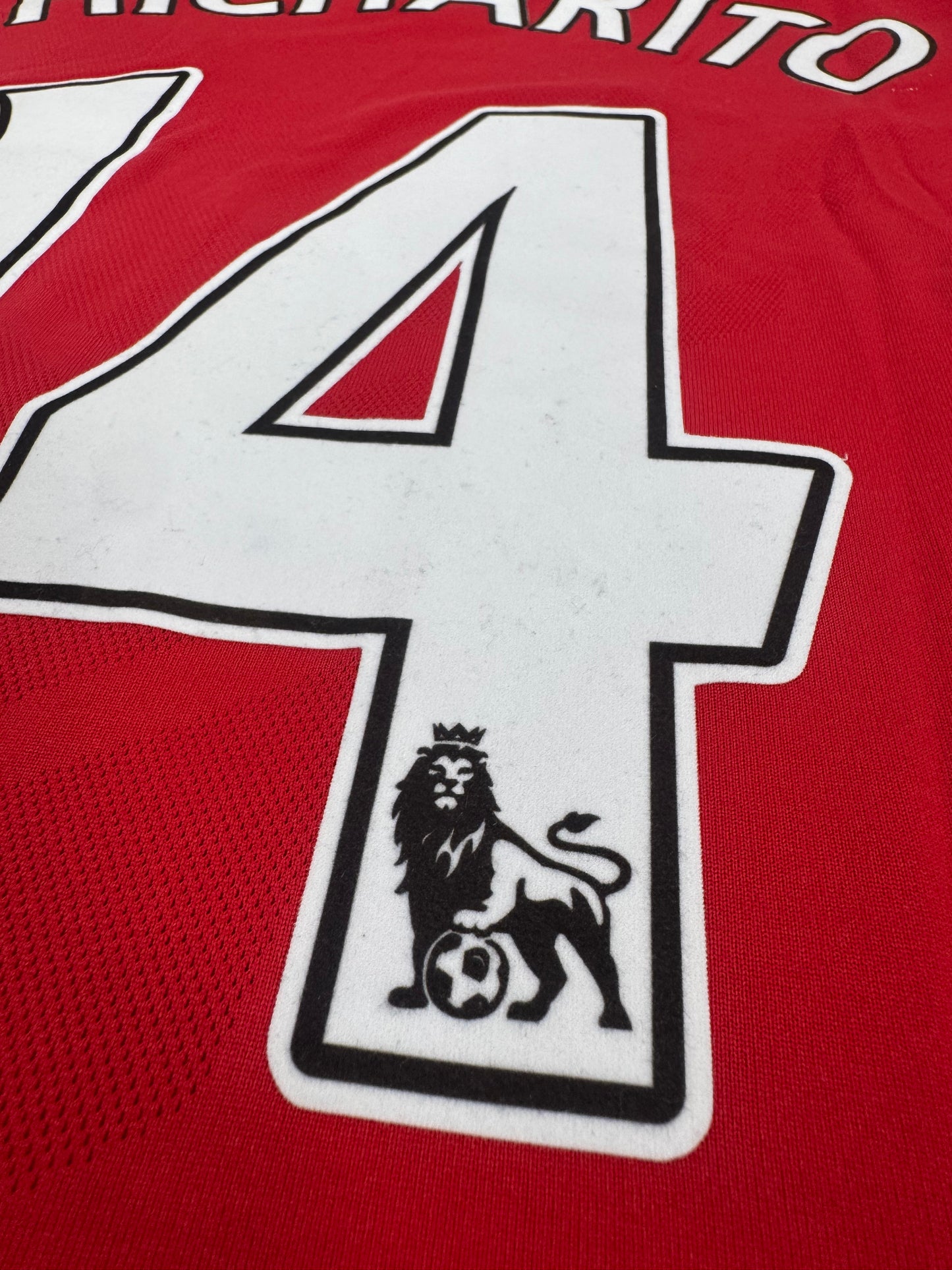 2010 NIKE MANCHESTER UNITED HOME JERSEY CHICHARITO 14 (L)