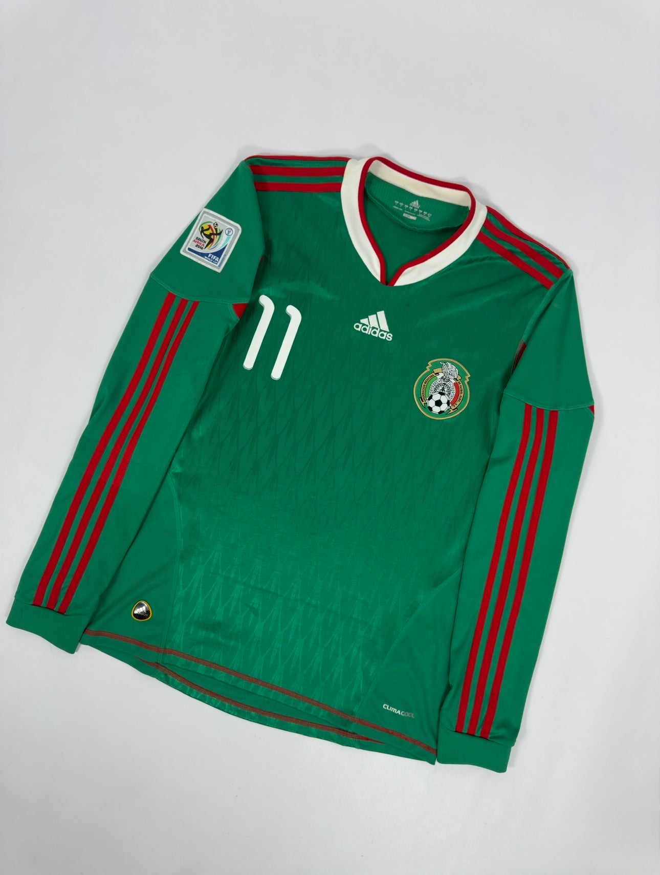 2010 ADIDAS MEXICO HOME JERSEY CARLOS VELA 11-(S)