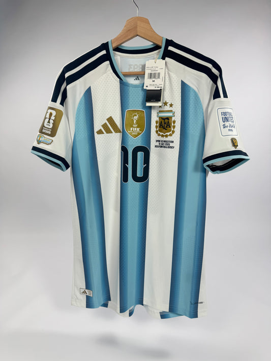 2026 ADIDAS ARGENTINA WORLD CUP FINAL HOME JERSEY LIONEL MESSI (XL)PRE ORDER NEW WITH TAGS