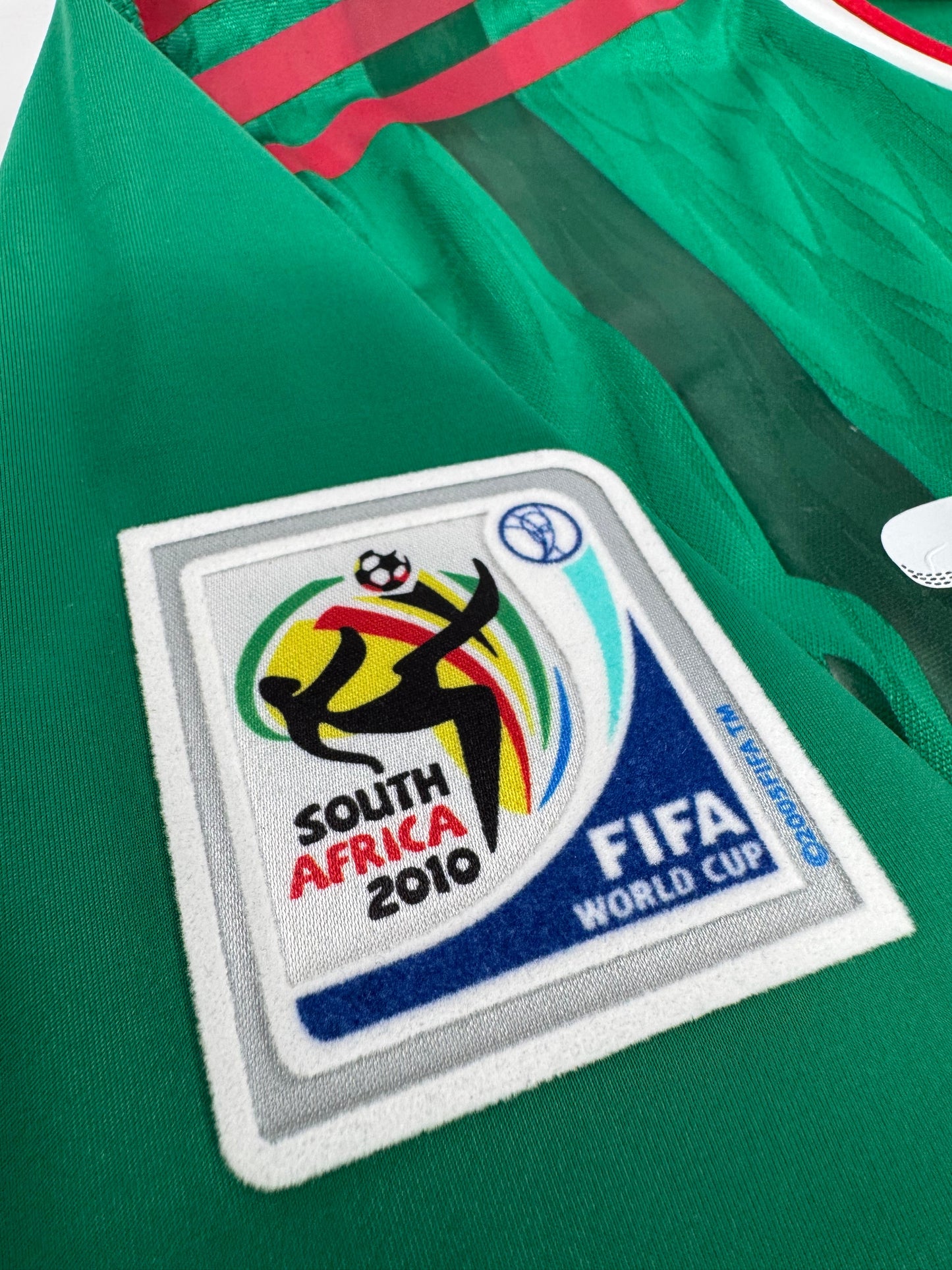 2010 ADIDAS TECHFIT MEXICO HOME JERSEY GUARDADO 18 (L) PLAYER VERSION
