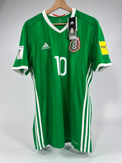 2016/17 ADIDAS MEXICO HOME JERSEY NEW WITH TAGS GIOVANI DOS SANTOS 10 WORLD CUP QUALIFIERS (L)  (L)