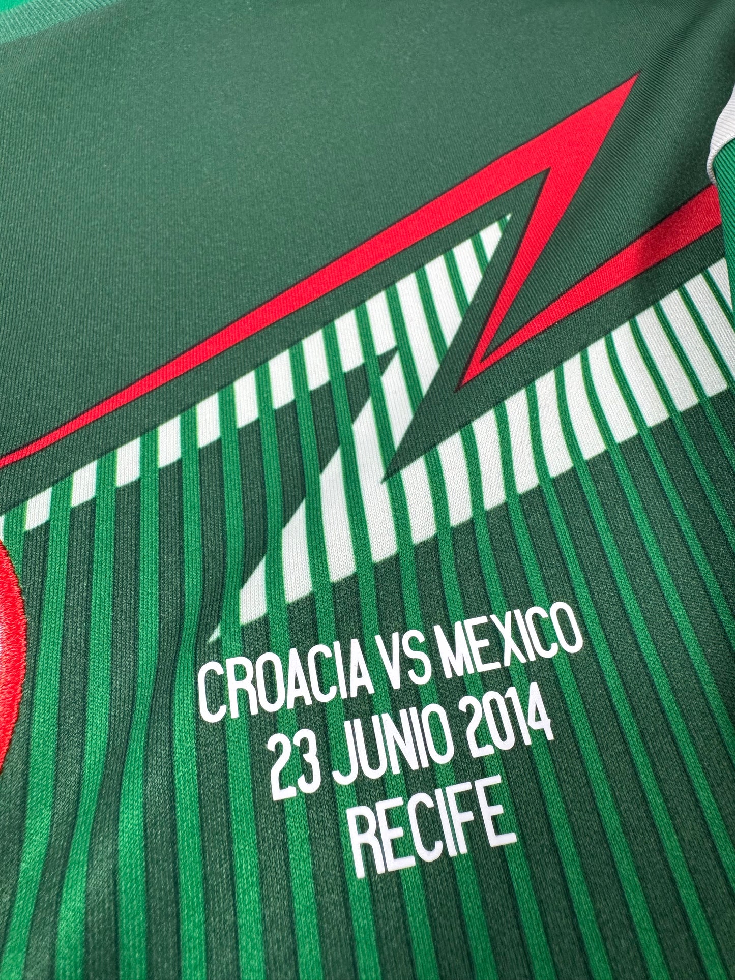 2014 ADIDAS MEXICO HOME JERSEY JAVIER HERNANDEZ 14 (M)