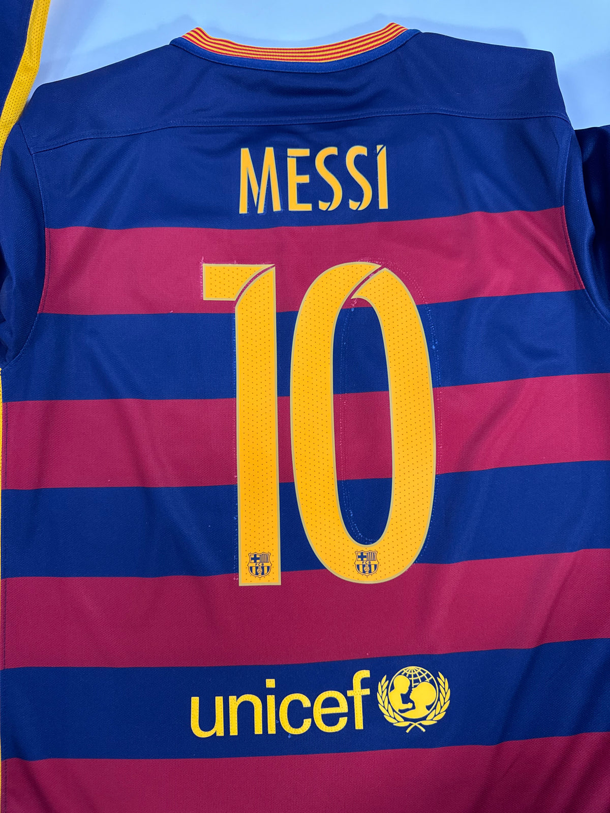 2015/16 NIKE FC BARCELONA LONG SLEEVE MESSI 10 (S)