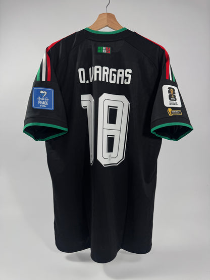 2026 ADIDAS MEXICO THIRD JERSEY AUTHENTIC PLAYER VERSION OBED VARGAS 18 (XL) NEW WITH TAGS