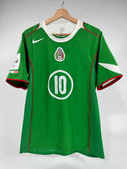 2004/05 NIKE T90 MEXICO HOME JERSEY CUAUHTEMOC BLANCO 10 PLAYER ISSUE UTILERIA (M)