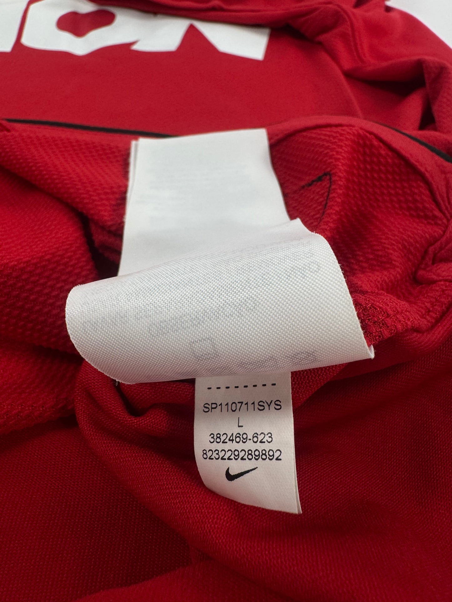 2010 NIKE MANCHESTER UNITED HOME JERSEY CHICHARITO 14 (L)