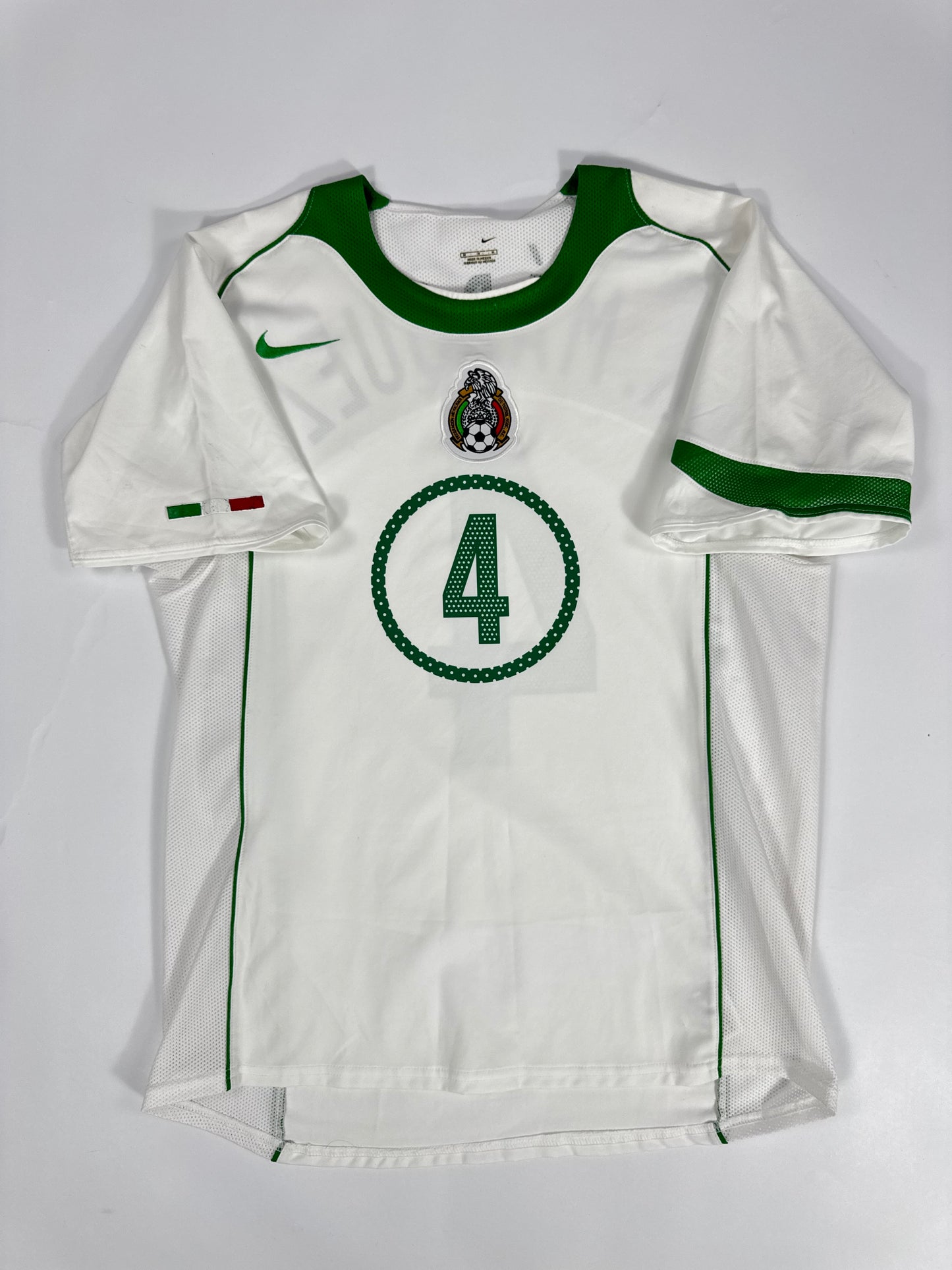 2004/05 NIKE T90 MEXICO AWAY JERSEY MARQUEZ 4 (M)