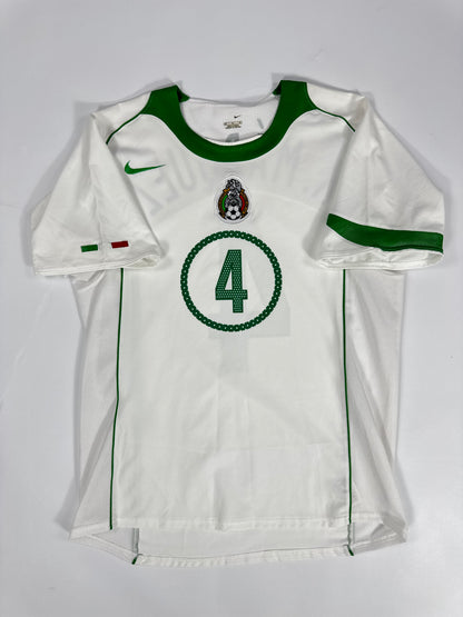2004/05 NIKE T90 MEXICO AWAY JERSEY MARQUEZ 4 (M)