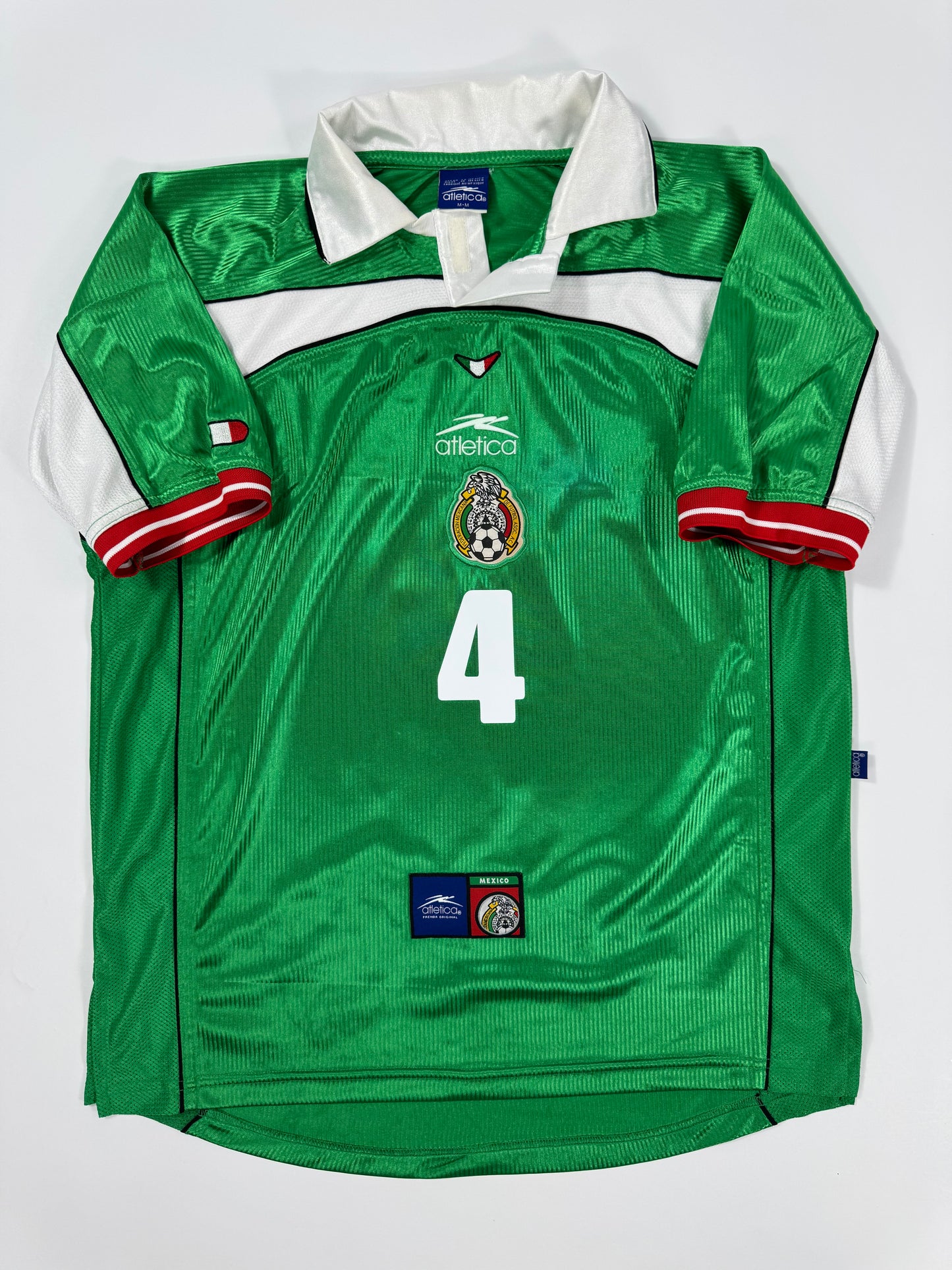 2000 ATLETICA MEXICO HOME JERSEY MARQUEZ 4 (M)